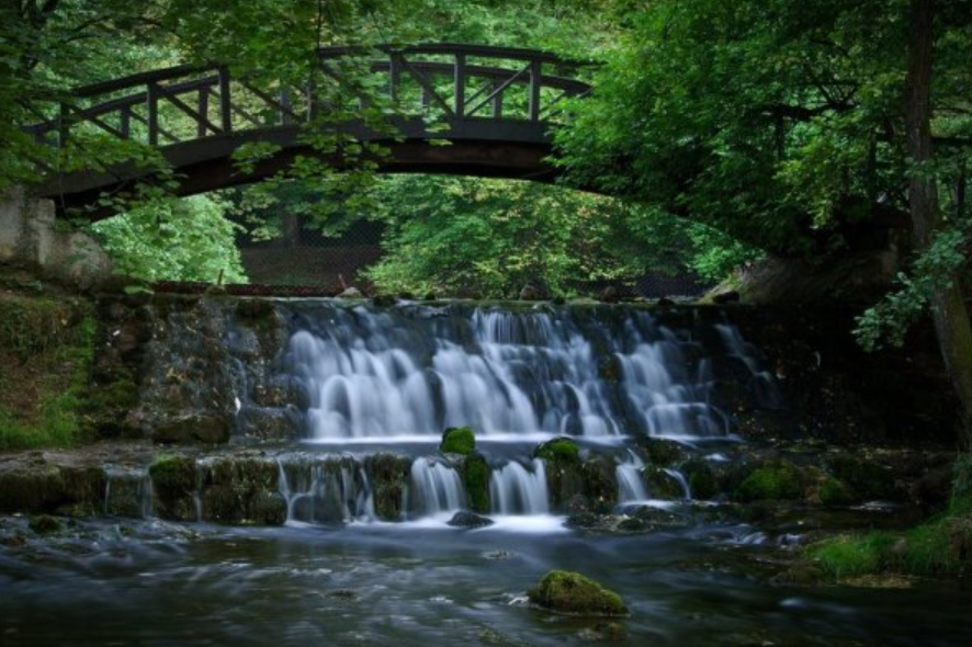 Vrelo Bosne (Spring of the Bosna River), Near Sarajevo (Ilidža), Bosnia and Herzegovina